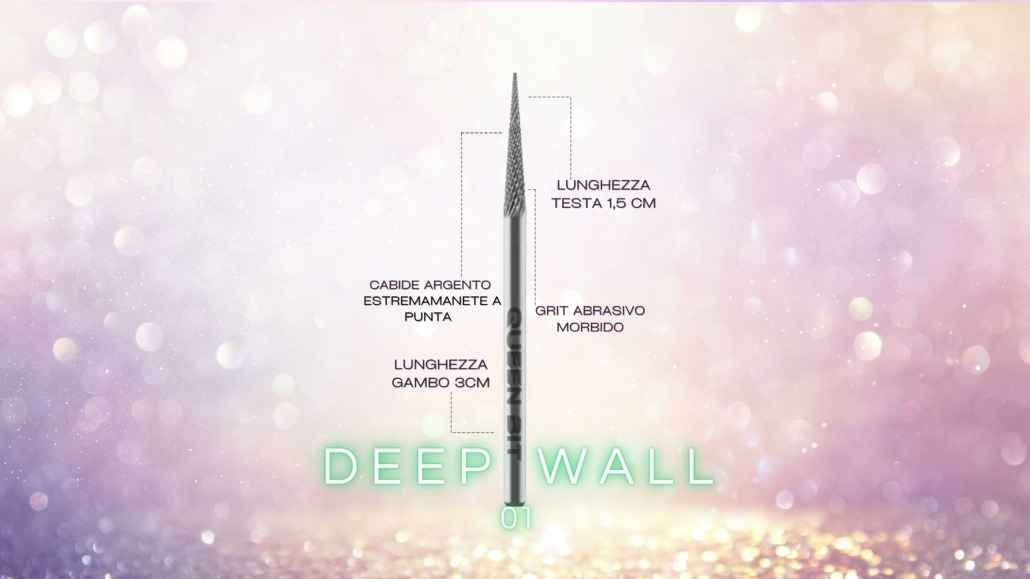 DEEP WALL 01 - QUEEN BIT - PUNTA PER MURETTO