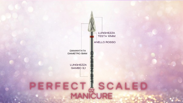 PERFECT SCALED 02 MANICURE - QUEEN BIT - PUNTA MANICURE